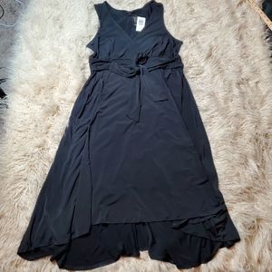 Torrid Tie Front High Low Dress Black 2